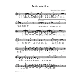 Produktbild des Artikels Du bist mein Hirte (Noten - Download)