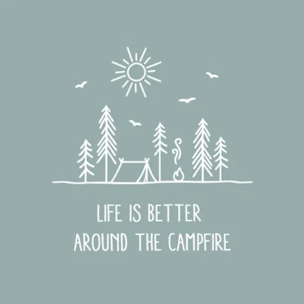 Produktbild des Artikels Servietten "Campfire" ()