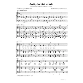 Produktbild des Artikels Gott, du bist stark (Noten - Download)