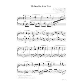 Produktbild des Artikels Bleibend ist deine Treu (Noten - Download)