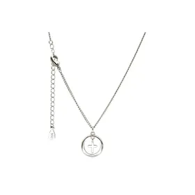 Produktbild des Artikels Halskette "Kreuz im Ring" silber ()