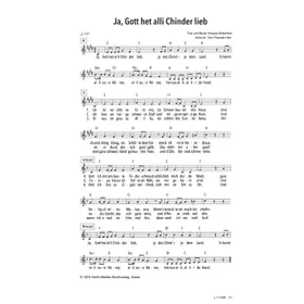 Produktbild des Artikels Ja, Gott het alli Chinder lieb (Noten - Download)