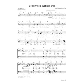 Produktbild des Artikels So sehr liebt Gott die Welt (Noten - Download)