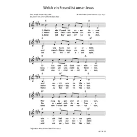 Produktbild des Artikels Welch ein Freund ist unser Jesus (Noten - Download)