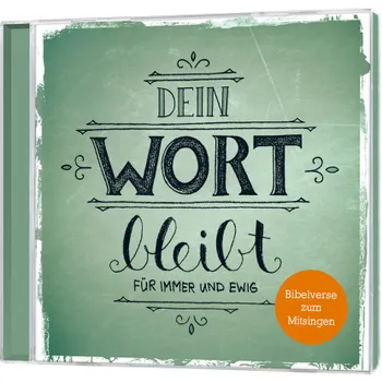 Produktbild des Artikels Dein Wort bleibt für immer und ewig (Audio - CD)