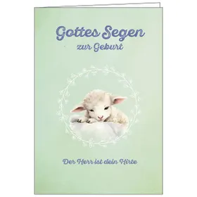 Produktbild des Artikels Faltkarte: Gottes Segen zur Geburt (Schreibwaren)