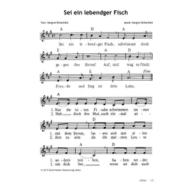 Produktbild des Artikels Sei ein lebendger Fisch (Noten - Download)