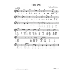 Produktbild des Artikels Hallo Omi (Noten - Download)
