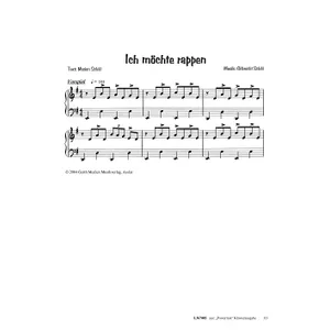 Produktbild des Artikels Ich möchte rappen (Noten - Download)