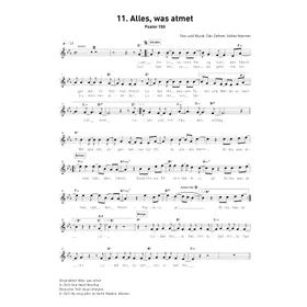 Produktbild des Artikels Alles was atmet lobt den Herrn (Noten - Download)