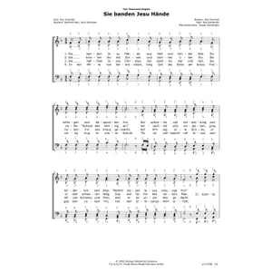 Produktbild des Artikels Sie banden Jesu Hände (Noten - Download)