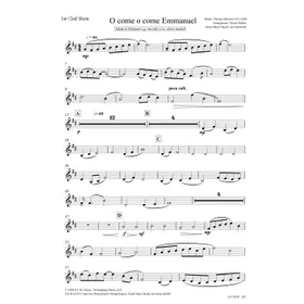 Produktbild des Artikels O Come, O Come Emmanuel (Horn 1+2) (Noten - Download)