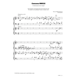 Produktbild des Artikels Canzona MMXXI (Noten - Download)