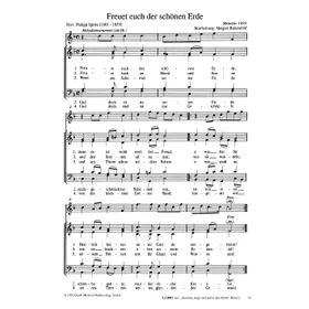 Produktbild des Artikels Freuet euch der schönen Erde (Noten - Download)