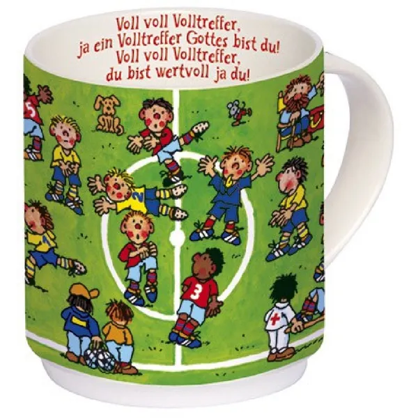Produktbild des Artikels Kindertasse "Ein Volltreffer Gottes bist du" ()