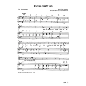 Produktbild des Artikels Danken macht froh (Noten - Download)