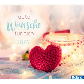Produktbild des Artikels Gute Wünsche für dich 2026 - Postkartenkalender (Kalender - Spiralbindung)
