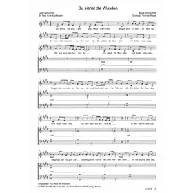 Produktbild des Artikels Du siehst die Wunden (Noten - Download)