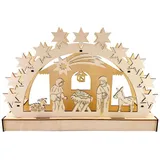 Stimmungsbild zu LED-Weihnachtskrippe