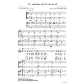Produktbild des Artikels Ich, der Meer und Himmel schuf (Noten - Download)