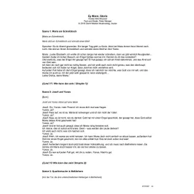 Produktbild des Artikels Ey Mann, Gloria (Szenentexte) (Noten - Download)