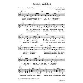 Produktbild des Artikels Geist der Wahrheit (Noten - Download)