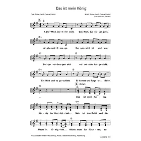 Produktbild des Artikels Das ist mein König (Noten - Download)