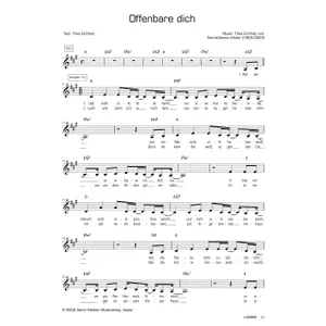 Produktbild des Artikels Offenbare dich (Noten - Download)