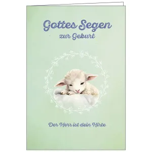 Produktbild des Artikels Faltkarte: Gottes Segen zur Geburt (Schreibwaren)