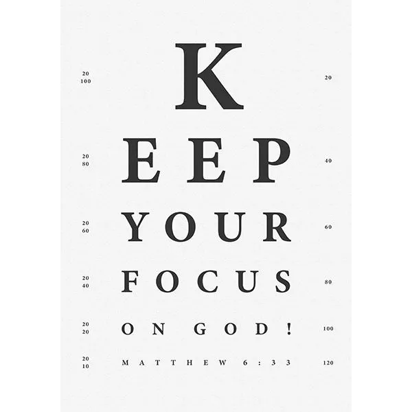 Produktbild des Artikels Poster: Keep your focus - A3 ()
