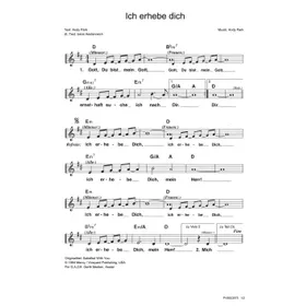 Produktbild des Artikels Ich erhebe dich (Noten - Download)