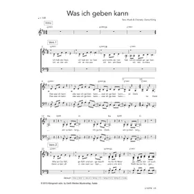Produktbild des Artikels Was ich geben kann (Noten - Download)