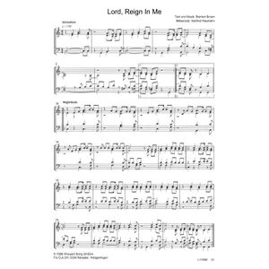 Produktbild des Artikels Lord, Reign In Me (Noten - Download)