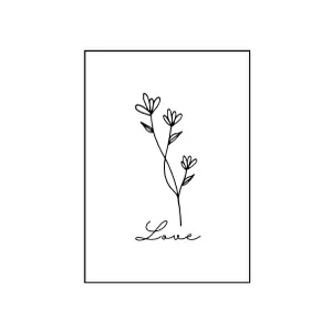 Produktbild des Artikels Poster A3 "Love" ()