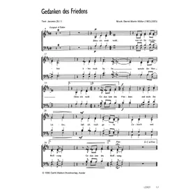 Produktbild des Artikels Gedanken des Friedens (Noten - Download)