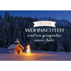 Produktbild des Artikels Faltkarte - Frohe Weihnachten (Schreibwaren)