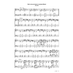 Produktbild des Artikels Dein Lob sei immer in meinem Mund (Noten - Download)