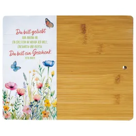 Produktbild des Artikels Bambus-Brettchen "Du bist ein Geschenk" ()