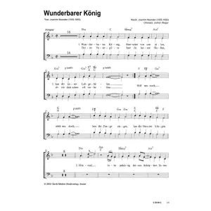 Produktbild des Artikels Wunderbarer König (Noten - Download)
