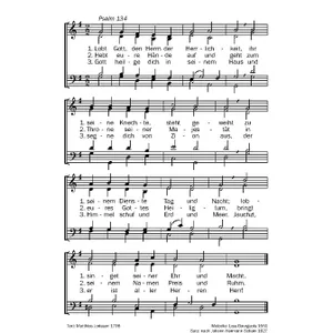 Produktbild des Artikels Lobt Gott den Herrn der Herrlichkeit (Noten - Download)