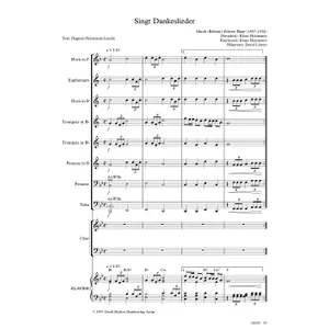 Produktbild des Artikels Singt Dankeslieder (Noten - Download)