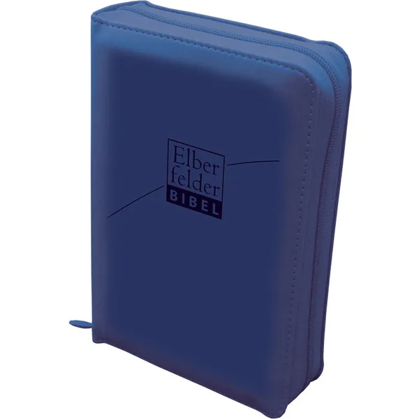 Produktbild des Artikels Elberfelder Bibel - Taschenausgabe, ital. Kunstleder blau, mit Reißverschluss (Bibel - Kunstleder)