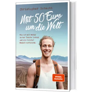 Produktbild des Artikels Mit 50 Euro um die Welt (Buch - Gebunden)