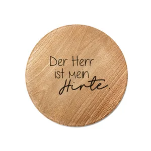 Produktbild des Artikels Holzuntersetzer "Der Herr ist mein Hirte" ()