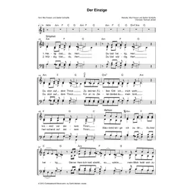 Produktbild des Artikels Der Einzige (Noten - Download)