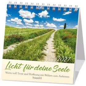 Produktbild des Artikels Licht für deine Seele 2027 - Aufstellkalender (Kalender - Spiralbindung)