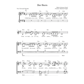 Produktbild des Artikels Der Stern (Noten - Download)