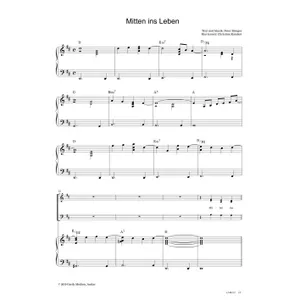 Produktbild des Artikels Mitten ins Leben (Noten - Download)
