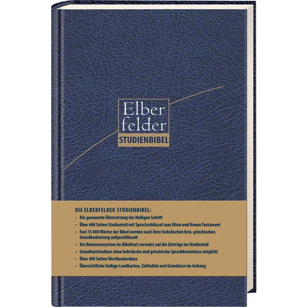 Produktbild des Artikels Elberfelder Studienbibel (Bibel - Kunstleder)