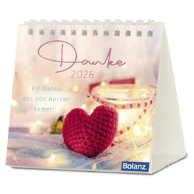 Produktbild des Artikels Danke 2026 - Minikalender (Kalender - Spiralbindung)